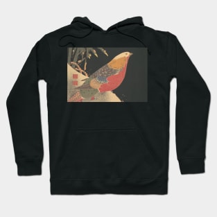 Golden Pheasant in the Snow by Ito Jakuchu Hoodie